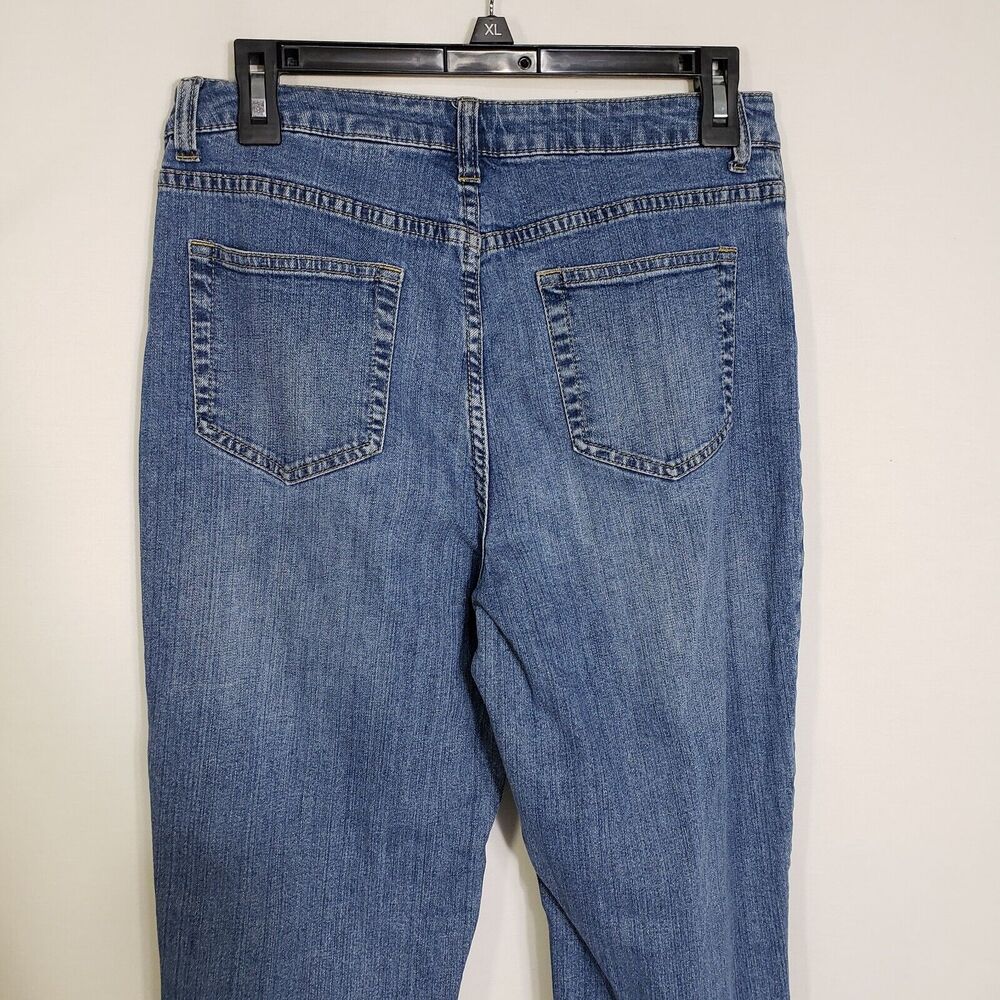 Coldwater Creek Womens Jeans Size 6 Blue Mid Rise Bootcut Leg Denim Medium Wash - Picture 5 of 11